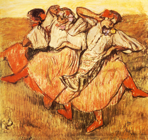 artist-degas - Three Russian Dancers, 1895, Edgar DegasSize - ...
