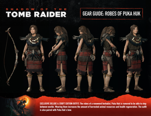 tombraider - Deluxe & Croft Edition Exclusive Outfit - Robes...