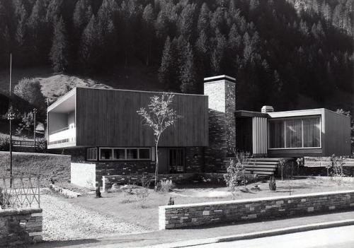 germanpostwarmodern - Villa Giovanni Guscetti (1958) in Ambri,...