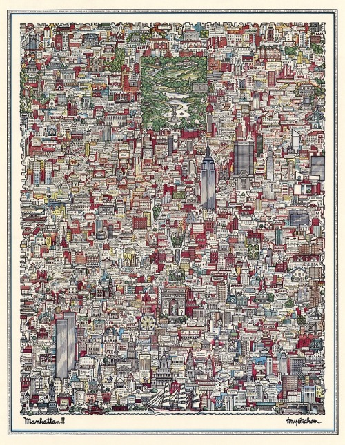 themaninthegreenshirt - Manhattan!! [1978] by Tony Graham