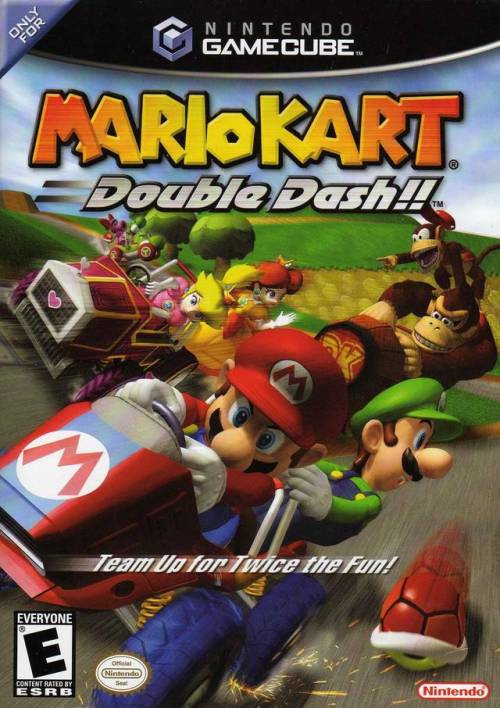 Box art comparison (JP/US/EU): Mario Kart: Double Dash!!.