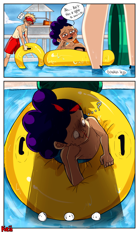 keii - A mini comic based off of my Part-Time Summer job AU!...