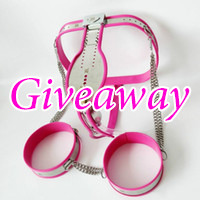 miss-chastity:GIVEAWAY!I will give this pink full chastity...