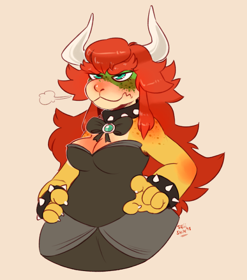 seiishindraws - if you’re gonna draw peach bowser you better do it...