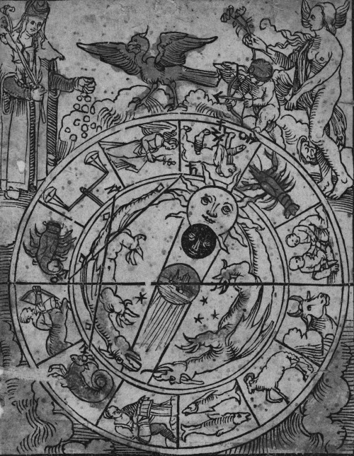 chaosophia218 - Hans Baldung - Chart of the Signs of the Zodiac...