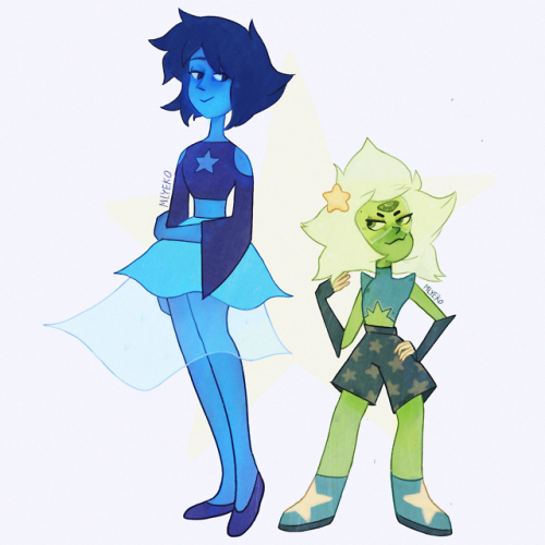 mlyeko - about time i drew something new, so heres lapis and peri...