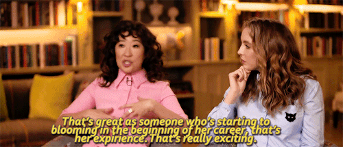 jodiiecomer - Jodie Comer - a…Sandra Oh - OMG…DID YOU HEAR THAT?...