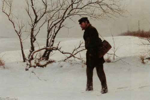 A Winter Traveller1895Charles Spencelayh