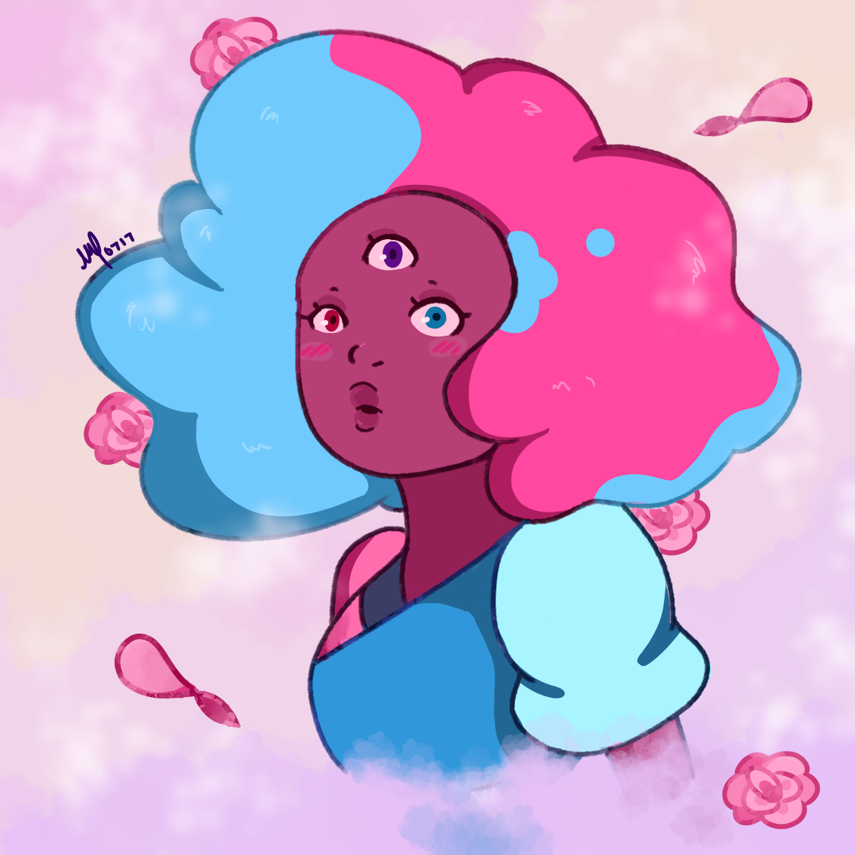 Hi have I told yall how much I love (cotton candy) Garnet?