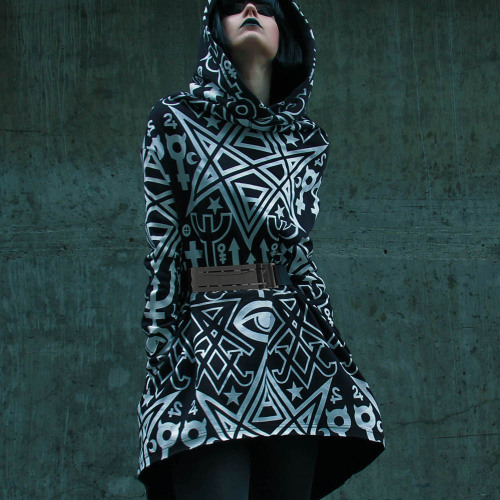 THELEMA Ritual Unisex Hood.Model - Ashley N...