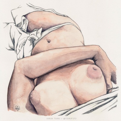 tsurufoto - tangled. - watercolor & illustration based on a...