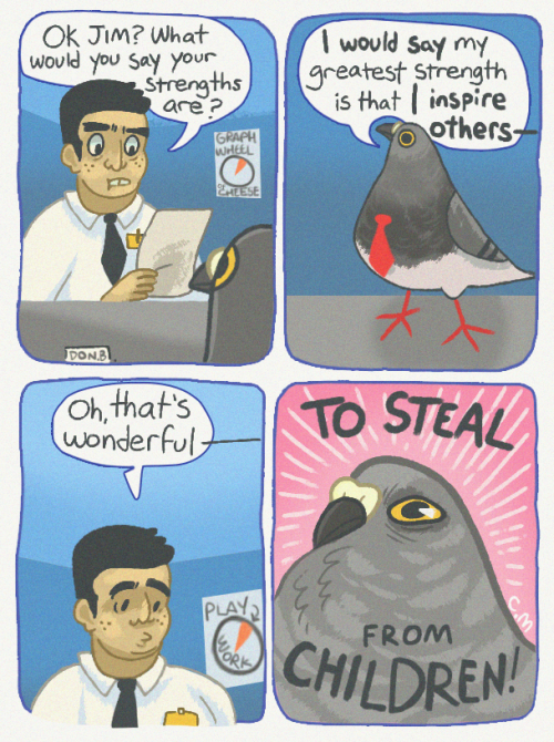 pigeoncomics:Comic colorization of Pigeon Comic 7: Interview