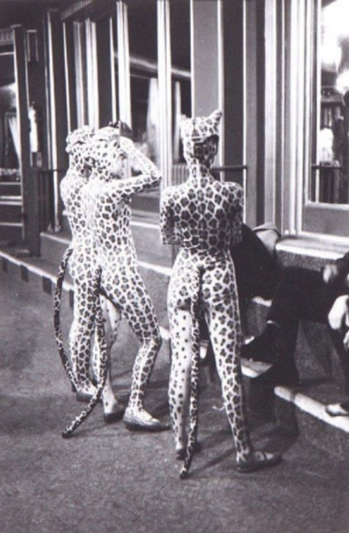 labophoto - Edouard Boubat - Filles léopard, Paris, France, 1952