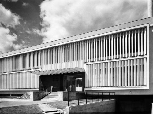 germanpostwarmodern - Production Hall (1957) in Berlin, Germany,...