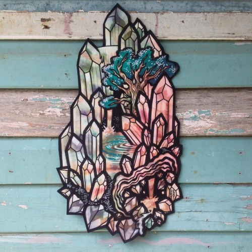 therootedcottage - sosuperawesome - Crystal Wall Hangings by Lily...