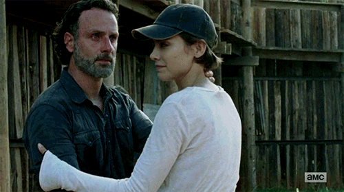 Image result for rick grimes and maggie gif