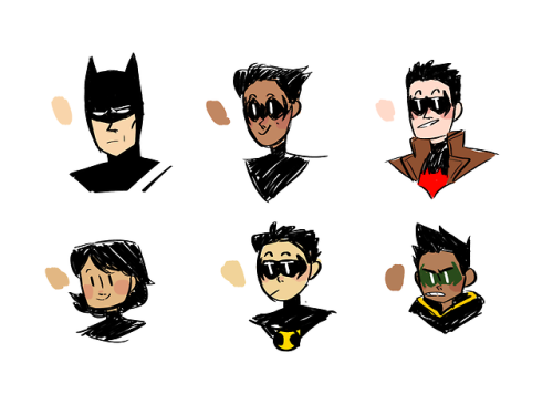allyallyorange - These are my lil references for the batfamI...