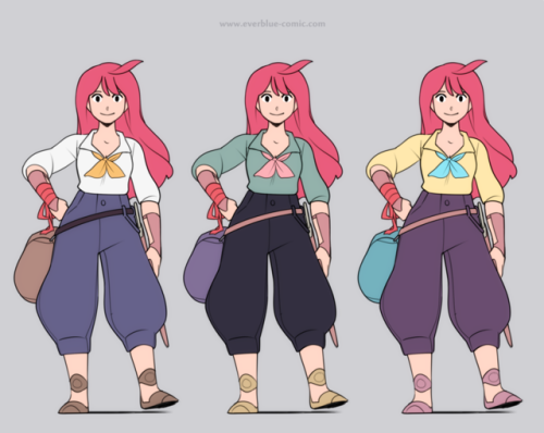 blue-ten - Some costume and color concepts featuring Luna and...