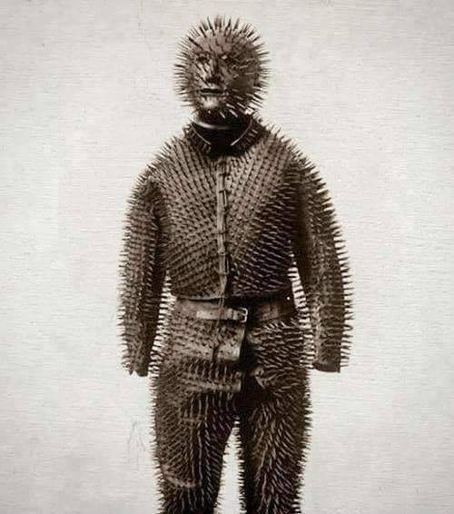 steampunktendencies - Siberian Bear-Hunting Armor from the 1800s.