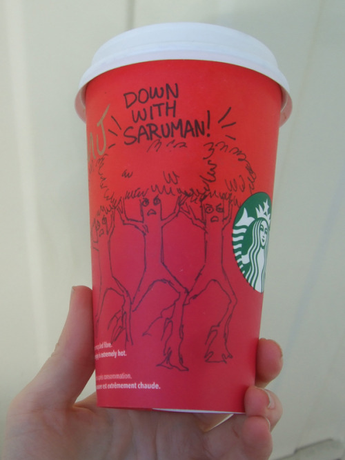 snartha - Gosh I love these LOTR-themed Starbucks cups
