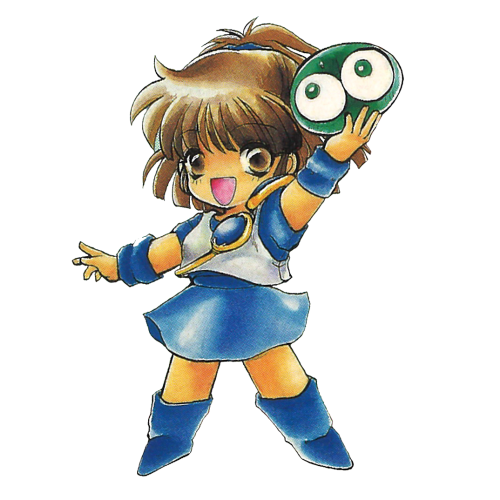 segacity - Arle and Carbuncle from ‘Puyo Puyo’ on the Game Gear....