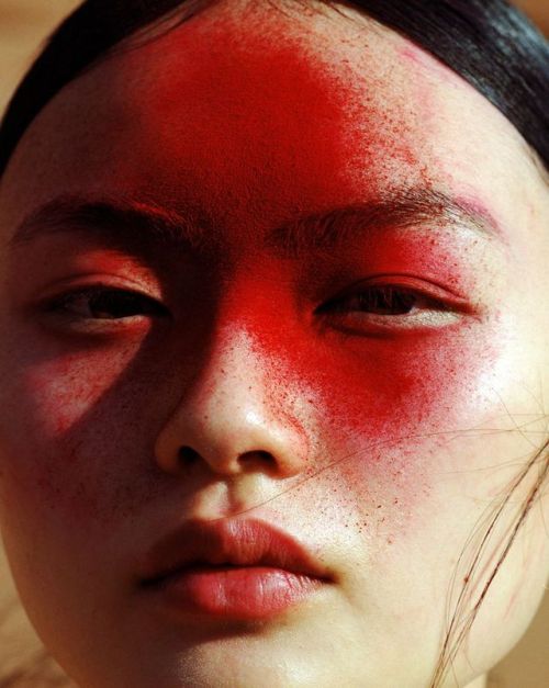 midnight-charm:Cong He photographed by Dan Beleiu for Marie...