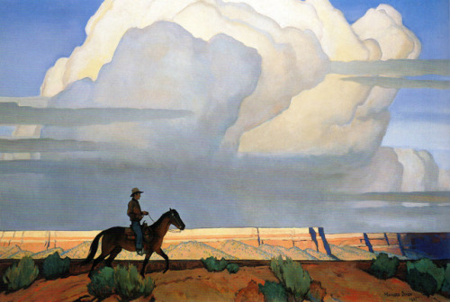 lionofchaeronea - Desert Journey, Maynard Dixon, 1935