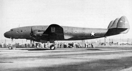 vinegarjoe - Prototype C-69 Constellation aircraft at Burbank,...