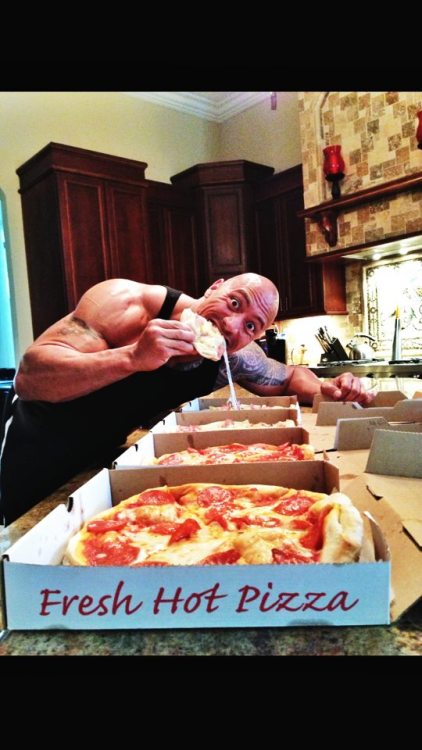 ashleeshaddix - No one loves food as much as The Rock does.