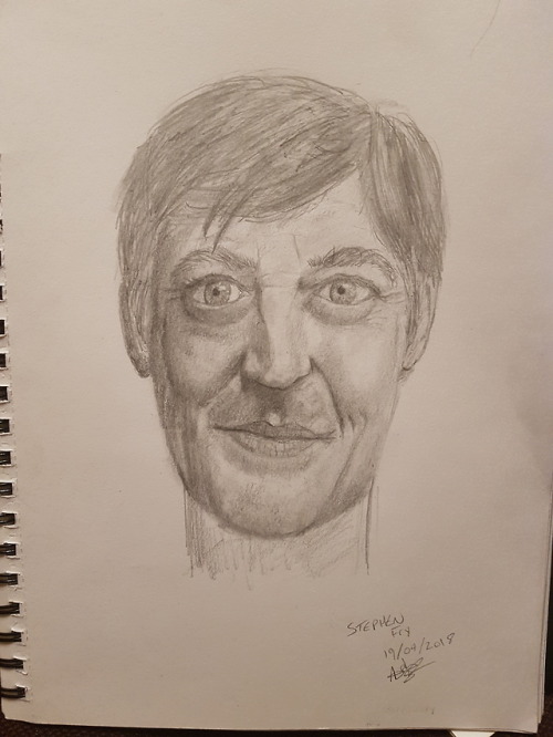 a-banks-artandstuff - My latest drawing this is Stephen Fry...