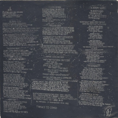 crankypunk - 1983. Rudimentary Peni - Death Church. [x]