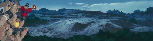 ghibli-collector - Pan Shots of Studio Ghibli’s Pom Poko (1994)...