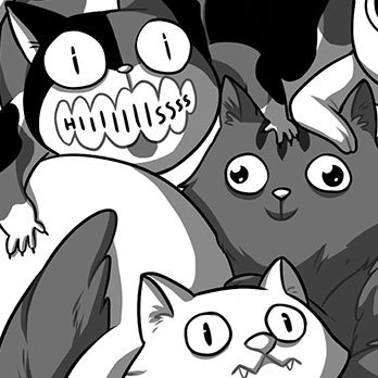 neomonki: “ Hey guys! Just one more preview of BUTTS. A collaborative zine about cats and their butts. It’s finally just about ready for printing so I figure I can finally show a few more sneak peaks and the list of contributing artists! Come by...
