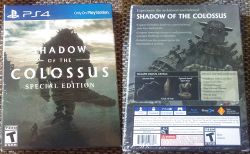 finally got to play the new Shadow of the Colossus yay even the...