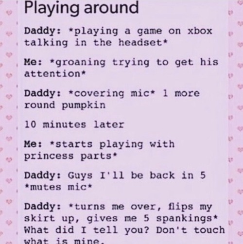 Only Daddy Can Call Me Princess