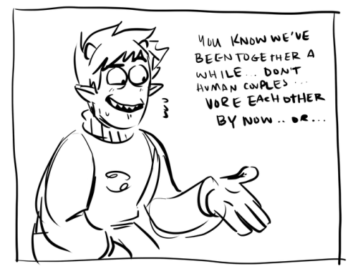 crustybagelbites - john is an asshole and karkat is gullible
