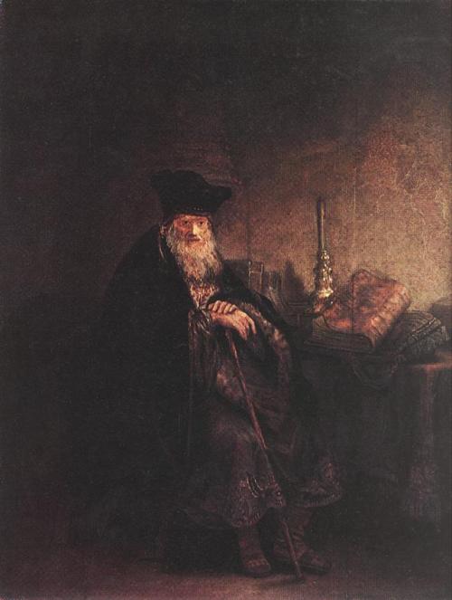 artist-rembrandt - Old Rabbi, 1642, Rembrandt