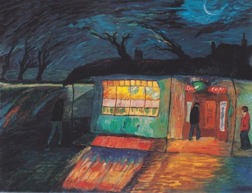 expressionism-art - Stormy Night, Marianne von Werefkin