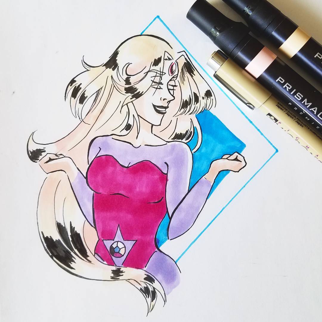 Day 10: Rainbow Quartz🌈 Idk what I was trying to do with this, but at least it’s colorful 😅