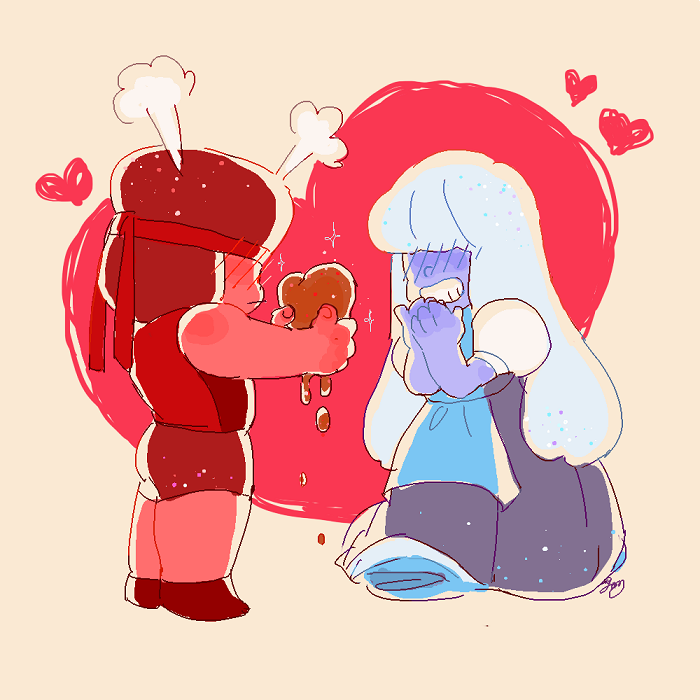 Ruby＆Sapphire Xmas🎄／Valentine day🍫／60min drawing⏱