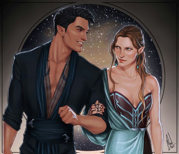 Image result for feyre rhysand