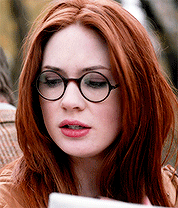 madelainegpetsch - Amy Pond looking gorgeous with her glasses in...