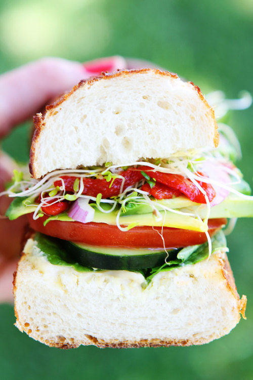 vegan-yums - Ultimate Veggie Sandwich / RecipeFollow...