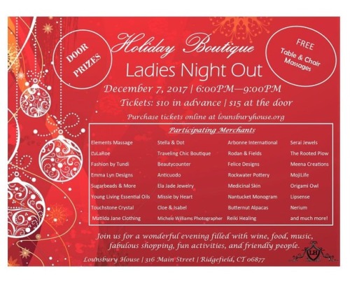 missiebyheart:Missie will be at Holiday Boutique, Lounsbury...