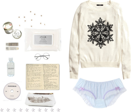 snowflakes, stars + sweaters by a-rose-without-a-thorn featuring...
