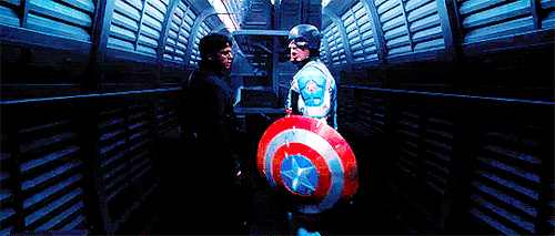 mishasminions - STEVE PROTECTING BUCKY WITH THE SHIELD IS MY...