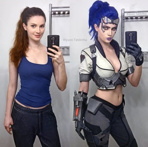 whybecosplay:Talon Widowmaker Cosplay before and after by...