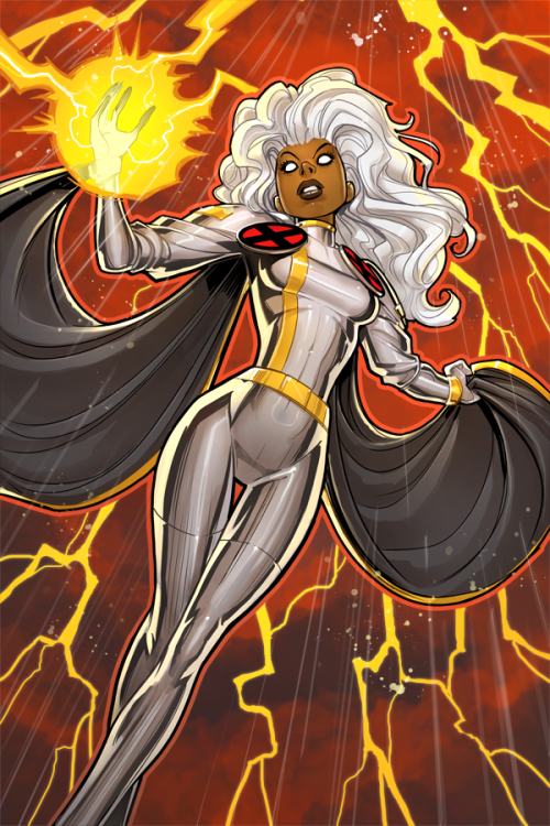 dna-1 - STORM will be my next card reveal for FLEER ULTRA X-MEN...