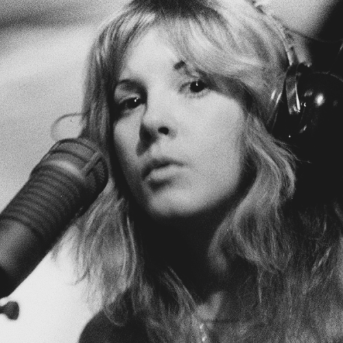 crystallineknowledge - Stevie photographed during the recording...