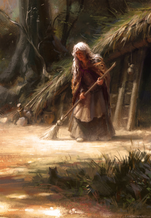 meanwhilebackinthedungeon - Deep in the forest an old crone lives...